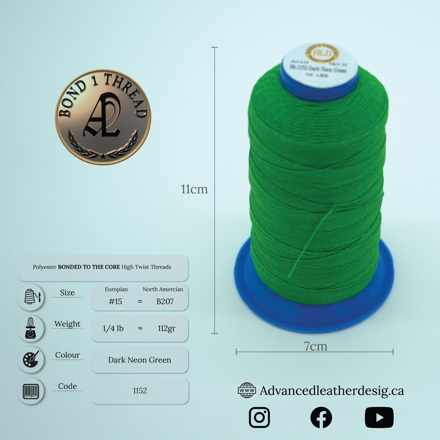 Thread 1/4 LB     #15 = B207