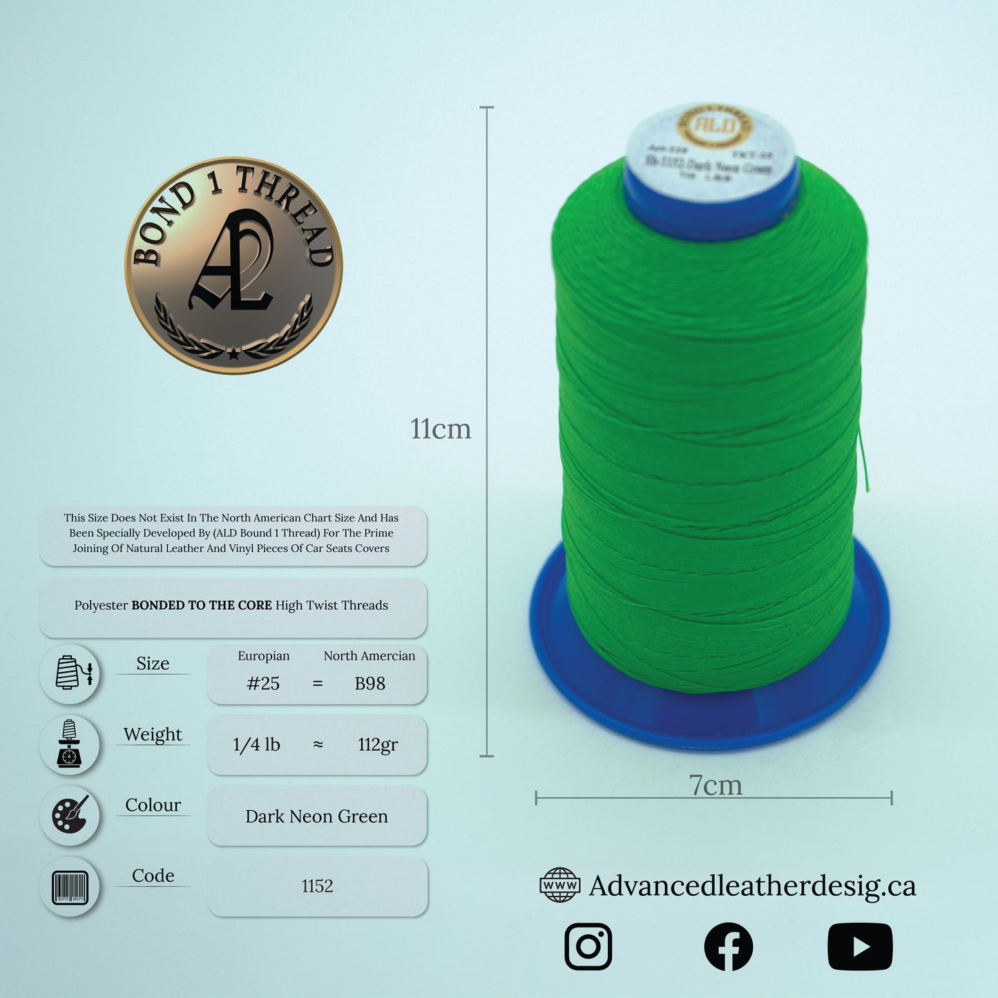 Thread 1/4 LB     #25 = B100