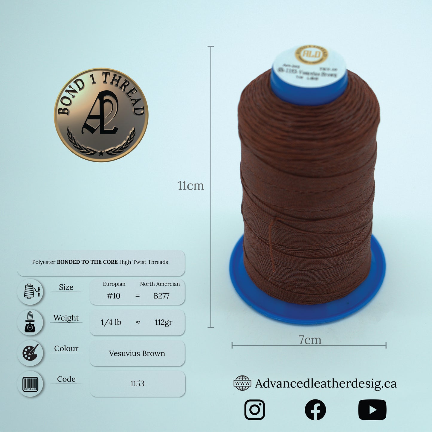 Thread 1/4 LB     #10 = B277