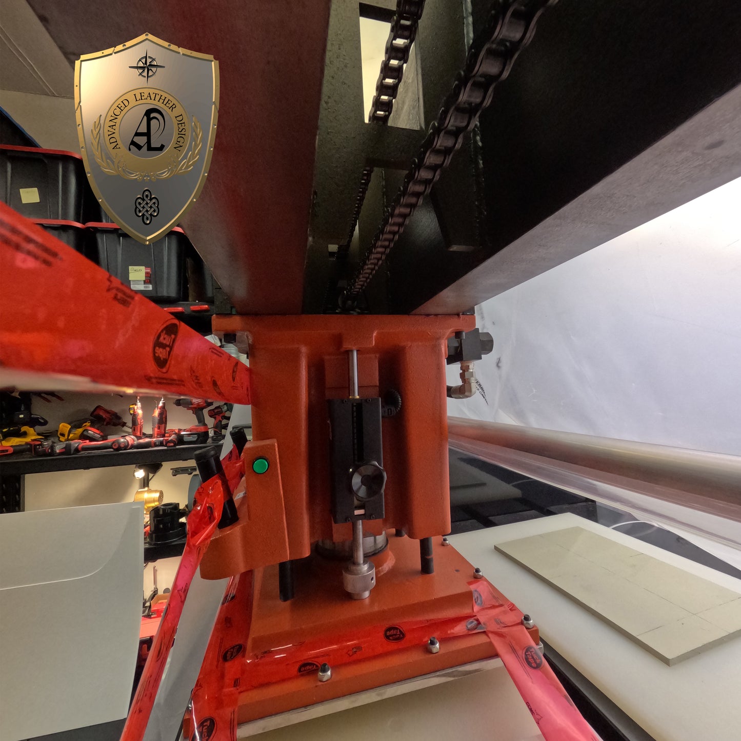 50 Ton Traveling Head Clicker Press