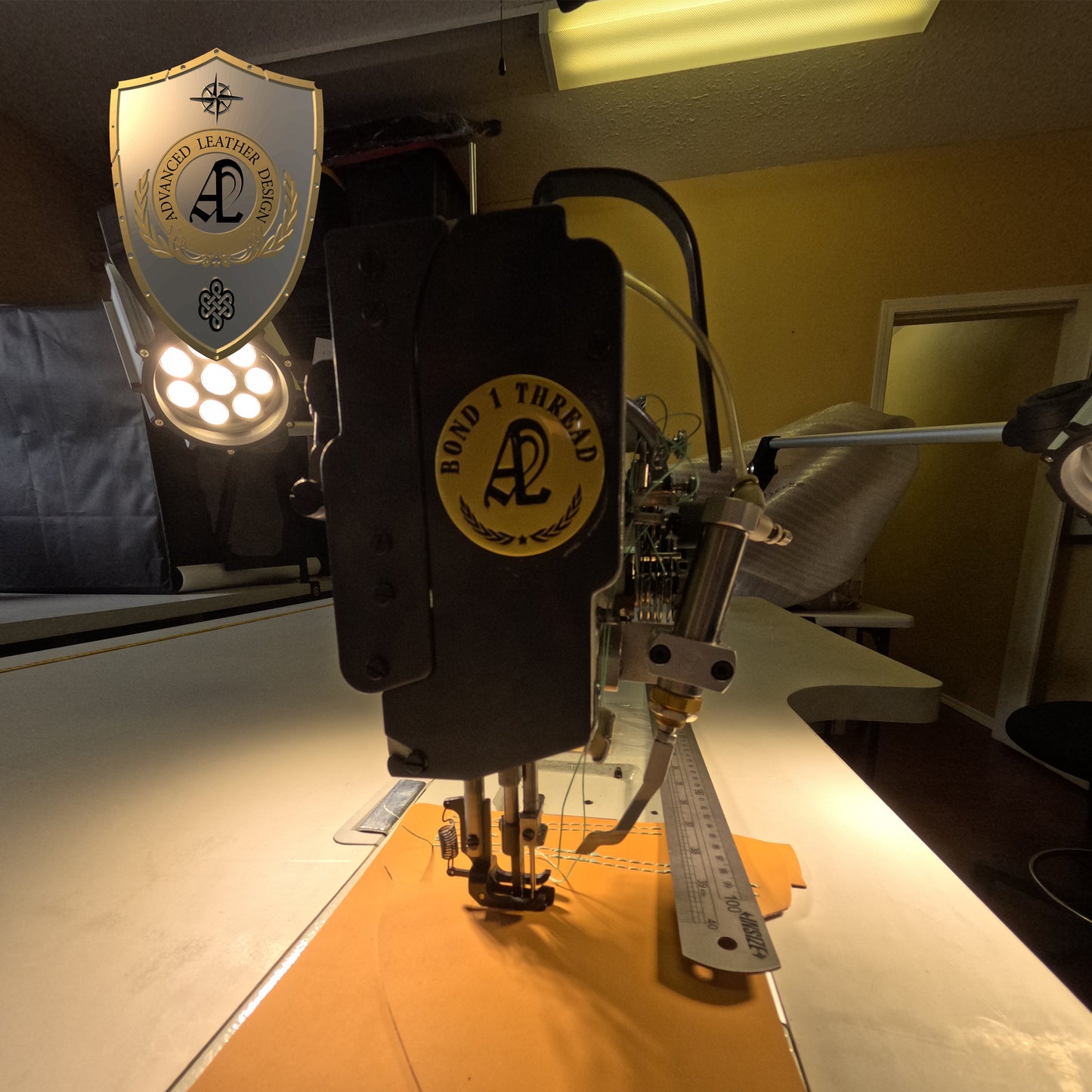 Long Arm Sewing Machine ALD 1000-2 Double Needle