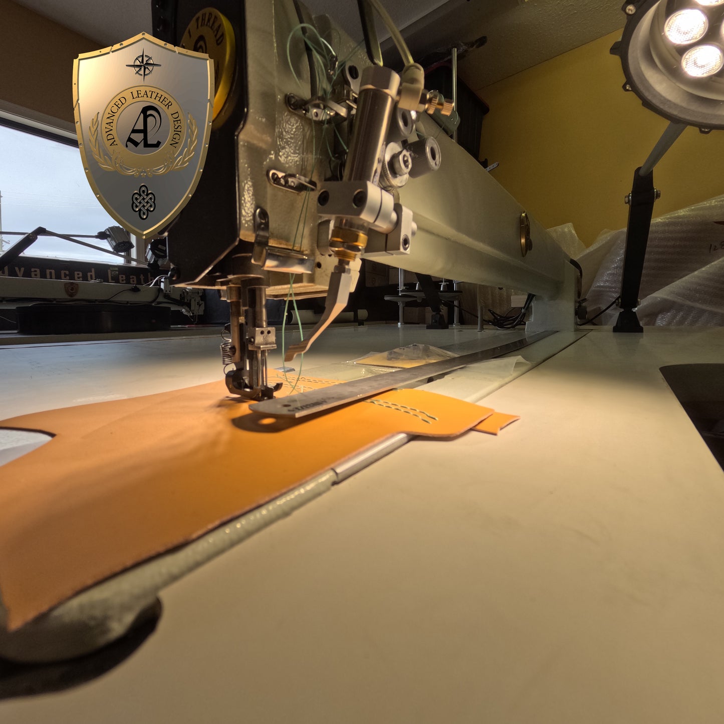 Long Arm Sewing Machine ALD 1000-2 Double Needle