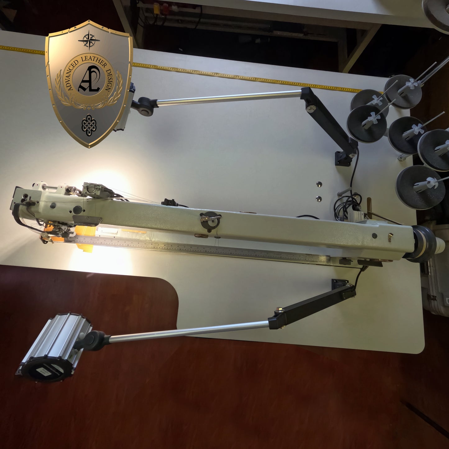 Long Arm Sewing Machine ALD 1000-2 Double Needle