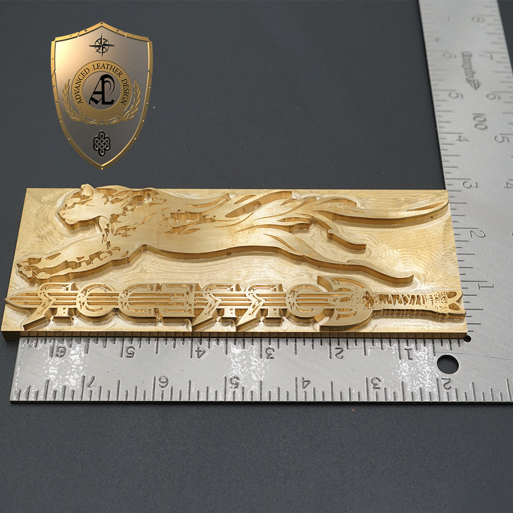 Leather Embossing Brass Mould