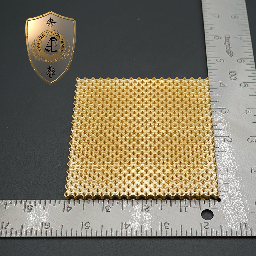 Leather Embossing Brass Mould