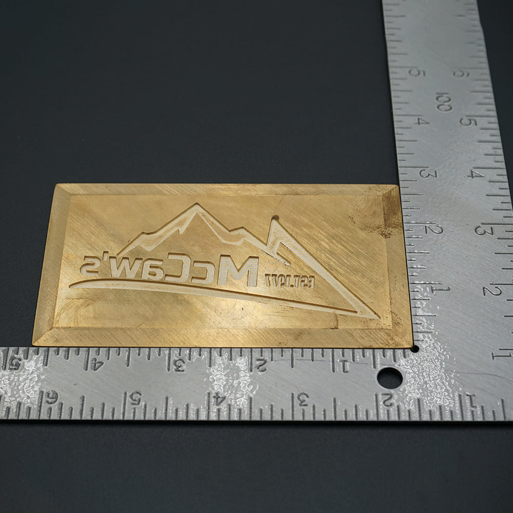 Leather Embossing Brass Mould