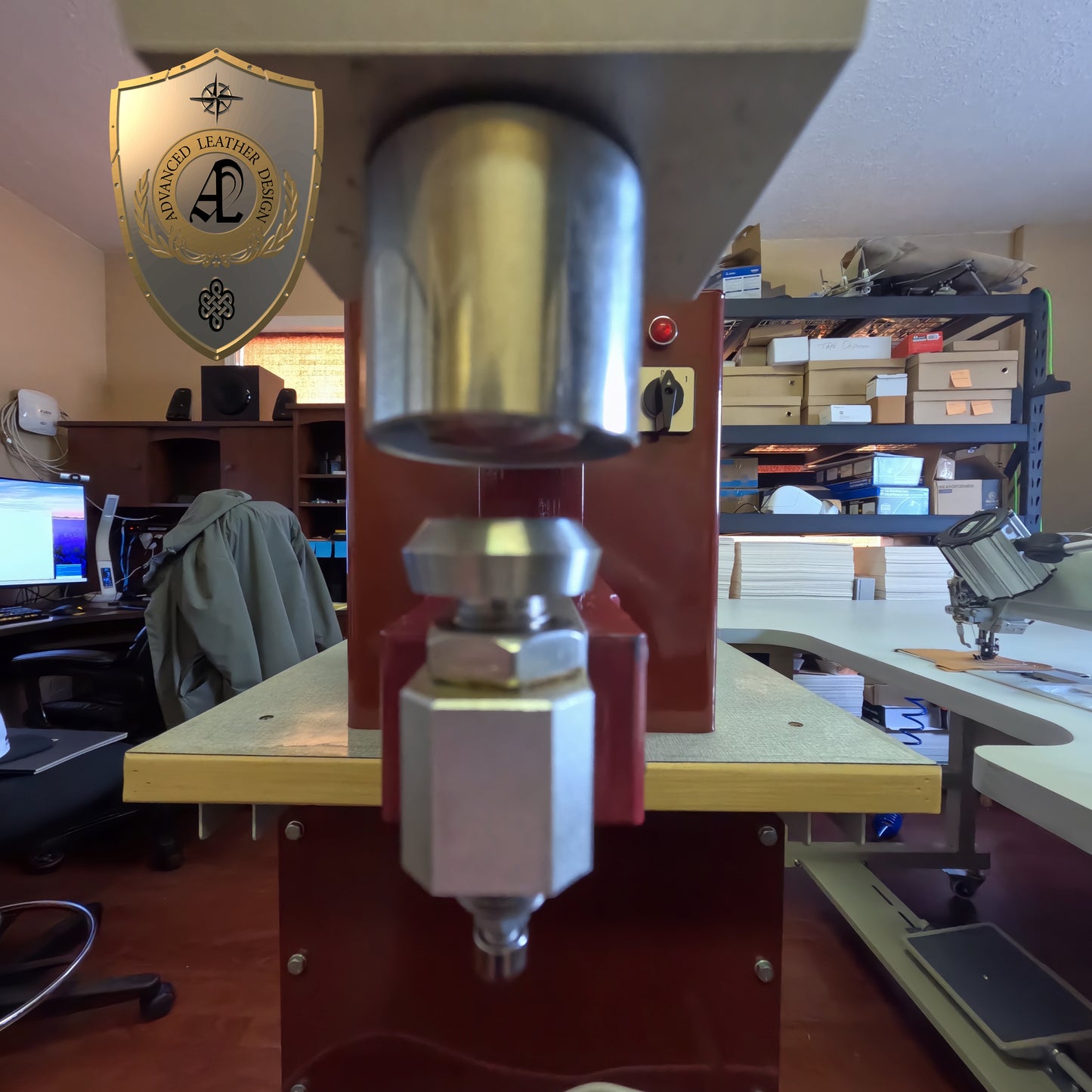 Leather Planishiny Machine