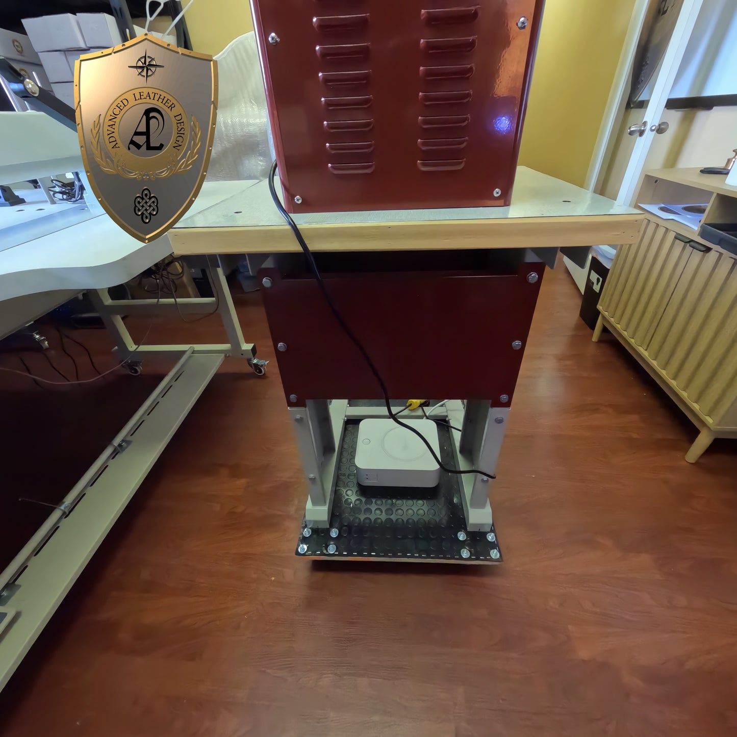 Leather Planishiny Machine